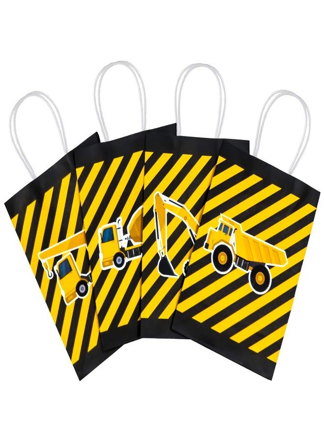 BCHOCKS 16 PCS Construction Party Goodie Favor Candy Treat Bags for Construction Birthday Party Supplies Construction Theme Party Truck Gift Bags for Kids Boys - Image 5